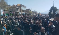 تشییع پیکر شهدای وطن در رومشکان و دورود