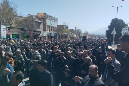 تشییع پیکر شهدای وطن در رومشکان و دورود