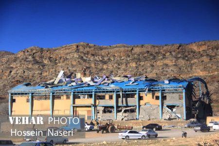 شهادت ۲ نفر در حمله به ساختمان ورزشی دانشگاه پیام‌نور کوهدشت+تصاویر