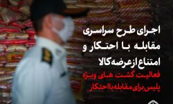 اجرای طرح  سراسری مقابله با احتکار و امتناع از عرضه کالا