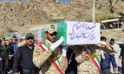 تشییع باشکوه شهید «محمد بختیاری» در خرم‌آباد+تصاویر