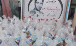 توزیع ۲۵۰ بسته حمایتی توسط قرارگاه جهادی «سید نورخدا موسوی»