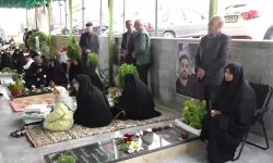 تحویل سال نو خرم آبادی ها با یاد شهدا