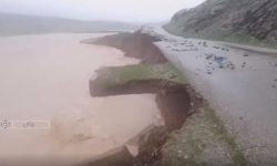 مسدود شدن محور روستایی چم داوود به سراب دوره چگنی
