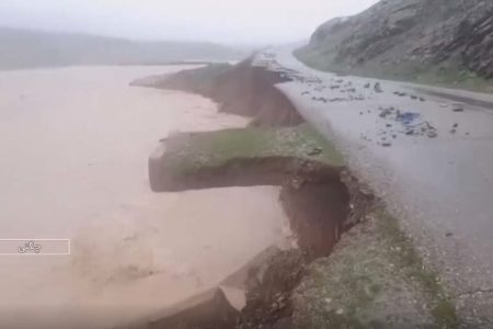مسدود شدن محور روستایی چم داوود به سراب دوره چگنی