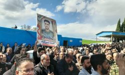 تشییع پیکر شهید «احمد میرزاوند» در چگنی+تصاویر