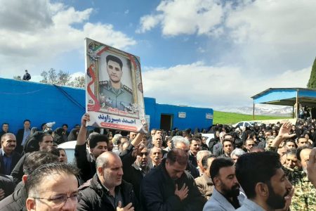 تشییع پیکر شهید «احمد میرزاوند» در چگنی+تصاویر