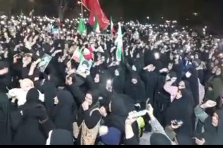 طنین «حیدرحیدر» مردم دورود در عزای رهبر شهید
