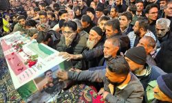 پیکر شهید «محمد امینی پور» در سلسله تشییع شد