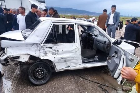 یک کشته و یک مصدوم در تصادف جاده کمربندی خرم آباد