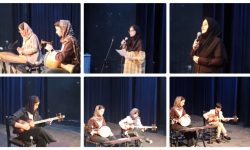 تجلیل از هنرمندان  آموزشگاه «آوا و نوا» در الیگودرز