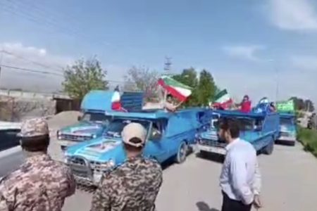 رزمایش اقتدار ملی موتوری و خودرویی امام‌رضایی‌ها در کوهدشت