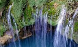 آبشار آبگرمه بهشتی در دل طبیعت لرستان