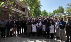 تجلیل از فرشتگان بی‌نام بیمارستان شهدای عشایر خرم‌آباد