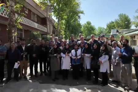 تجلیل از فرشتگان بی‌نام بیمارستان شهدای عشایر خرم‌آباد