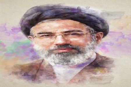 خلق پرتره رهبر انقلاب با آبرنگ دیجیتال توسط هنرمند لرستانی