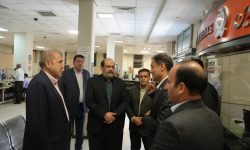 بازدید سرزده بازرس کل قضایی لرستان از بانک سپه