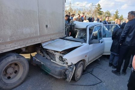 جان باختن ۲ نفر بر اثر تصادف در محور بروجرد – اراک