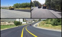 اتمام عملیات بهسازی و تعریض محور گردشگری «بروجرد – ونایی»