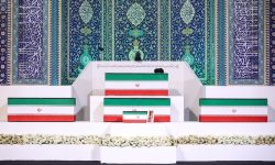 ادای احترام هیات‌های بین‌المللی به پیکر مطهر آقای شهید ایران