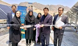 افتتاح ۳۰ پنل خورشیدی با حمایت بهزیستی لرستان