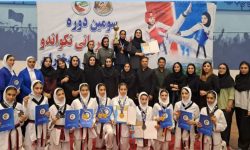 قهرمانی نوگلان دختر تکواندوی لرستان در مسابقات منطقه چهار کشور