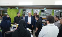 بازدید سرزده بازرس کل قضایی لرستان از بیمارستان شهید مدنی خرم‌آباد