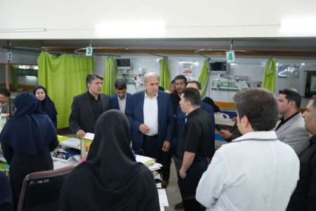 بازدید سرزده بازرس کل قضایی لرستان از بیمارستان شهید مدنی خرم‌آباد