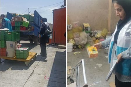 معدوم سازی ۲ تن مواد لبنی فاسد در شهرستان سلسله