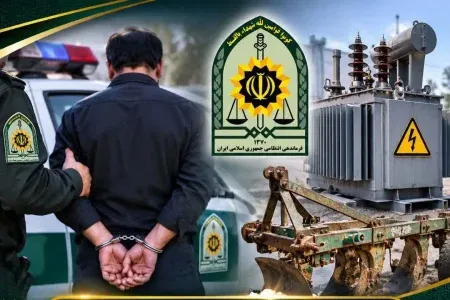 دستگیری سارق حرفه‌ای ترانس‌های برق و ادوات کشاورزی در معمولان