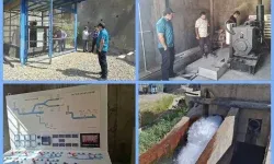رزمایش بازگشایی دریچه‌های تحتانی سد «مروک» دورود