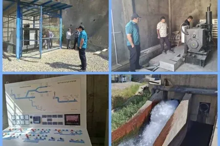 رزمایش بازگشایی دریچههای تحتانی سد «مروک» دورود