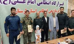 تجلیل فرمانده انتظامی لرستان از چهار کشتی‌گیر مدال‌آور و قهرمان کاراته