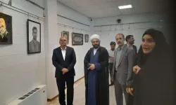 نمایشگاه طراحی تمثال شهدا در دورود برپا شد