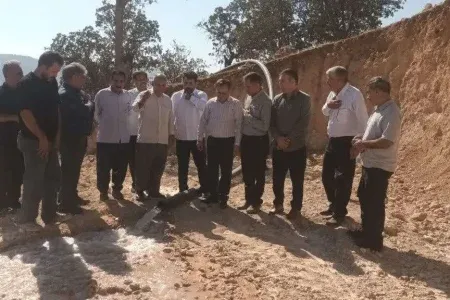 توسعه ۳۰ هکتار باغ در جادوآب خرمآباد با افتتاح طرح انتقال آب