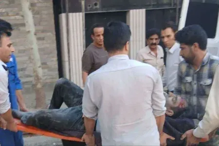 مصدومیت کارگر ساختمانی بر اثر سقوط در چاهک آسانسور