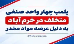 پلمب ۴ واحد صنفی متخلف در خرم‌آباد