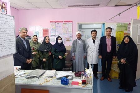 تجلیل از فرشتگان سفیدپوش بیمارستان شهید رحیمی خرمآباد